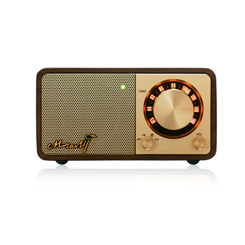 SANGEAN MOZART New Year red mini wireless wooden speaker radio portable stereo