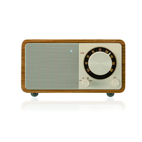 SANGEAN MOZART New Year red mini wireless wooden speaker radio portable stereo