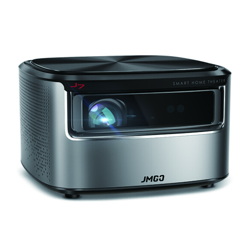 JmGOJ7 projector for home use (1080P full hd quadrangular trapezoid calibration instantaneous autofocus smart cinema)